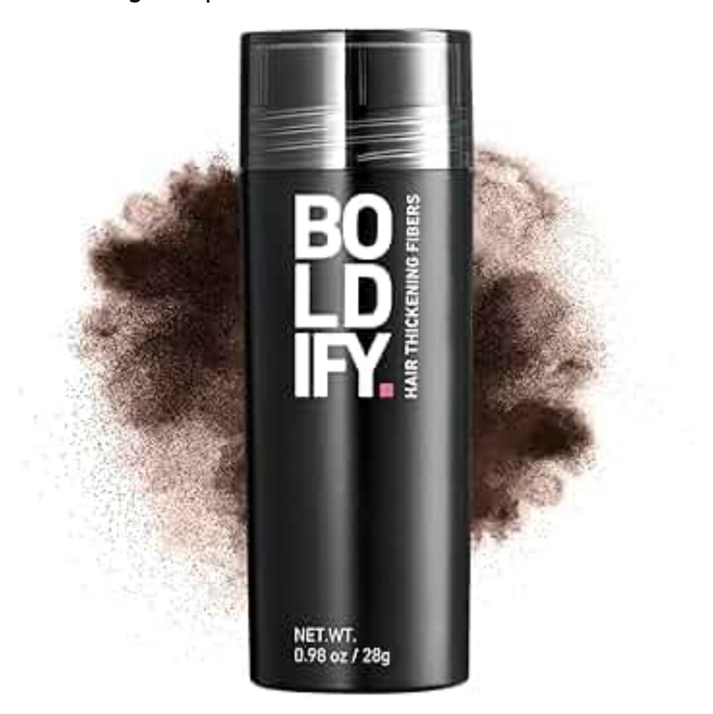 Boldify Hair Thickening Fibers - Dark Brown.